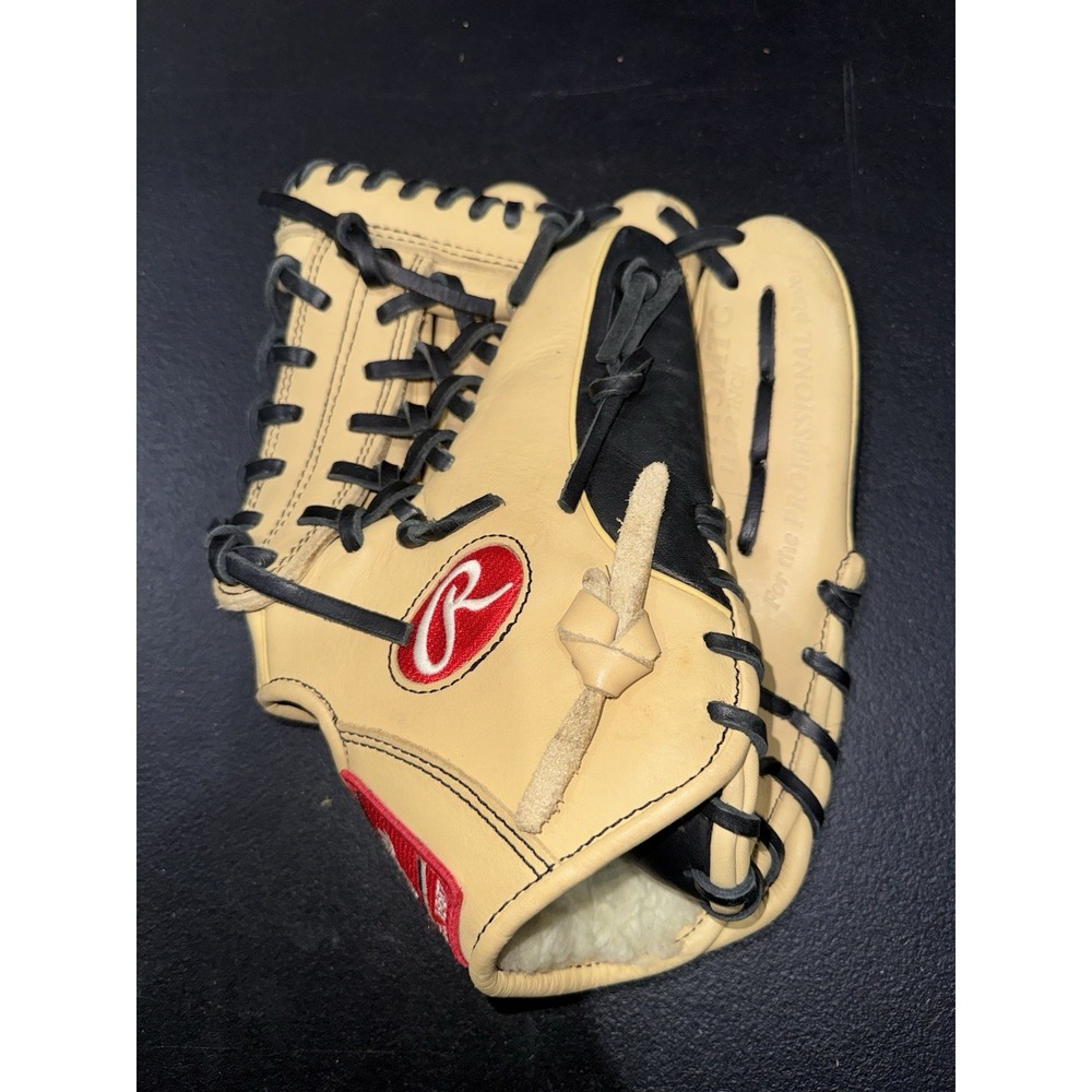 Rawlings Gold Glove Elite GGE115MTC 11.5 Infield Baseball Glove Beige Black